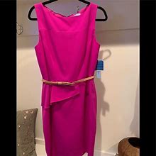 Antonio Melani Dresses | Antonio Melanie Tiago Crepe Belted Dress | Color: Pink | Size: 10