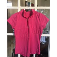 Women's Activewear Size Small Catwalk Active Wear Brand Pink With Zipper CB-A37