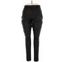 Chic Denim Jeans - High Rise Skinny Leg Boyfriend: Black Bottoms - Women's Size 18 - Black Wash