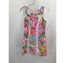 Pre-Owned Lilly Pulitzer Target Pink Size 6 Short Sleeveless Dress