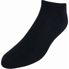 CTM Men's Quarter Cut Athletic Comfort Socks (5 Pairs)