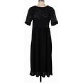Zara Cocktail Dress - Midi: Black Dresses - Women's Size Small