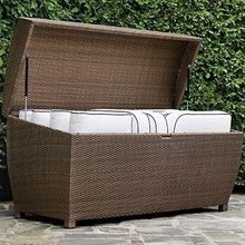 All-Weather Wicker Storage Chest - Large - Frontgate