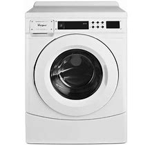 CHW9160GW Whirlpool 27" 3.1 Cu. Ft. Commercial Front Load Washer With Drive System And Automatic Load Balancing - White