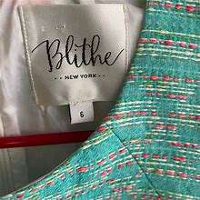 Blithe Dresses | Blithe New York Spring Shift Dress | Color: Green/Pink | Size: 6