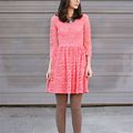 H&M Dresses | H&M Salmon Lace Dress | Color: Orange/Pink | Size: L