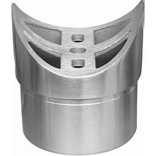 Post Cap Top Rail Coped Collar Mount For 2" Round Stainless Intermediate Posts