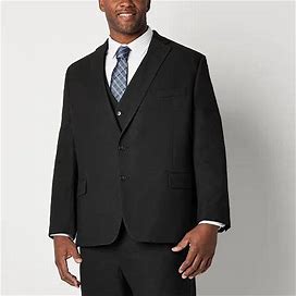 Shaquille Oneal XLG Big And Tall Black Stretch Suit Jacket | Black | Big Tall 58 | Suit Jackets Suit Jackets | Stretch Fabric