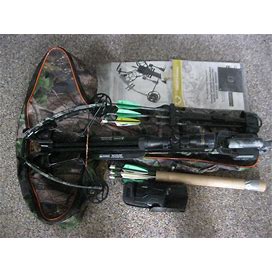 Used-Wicked Ridge NXT 400 Crossbow G026250, Acudraw, Scope ,Covers, And More