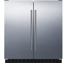 FFRF3075WSS 30" Side-By-Side Compact Refrigerator And Freezer With 5.4 Cu. Ft. Capacity LED Lighting Frost Free Operation High Temperature And Open