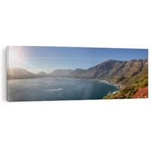 Canvas Print | Mountains And Ocean Panorama In Cape Point In Cape Town, South Africa Wall Art