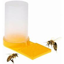 Yanxiao Beekeeping Beehive Water Feeder Bee Drinking Entrance Beekeeper Cup Tool Yellow 2023 13x15x8.5cm - Surprised Gift
