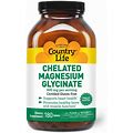 Country Life Chelated Magnesium Glycinate 180 Tablet
