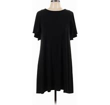 Calvin Klein Casual Dress - Dropwaist: Black Solid Dresses - Women's Size 6