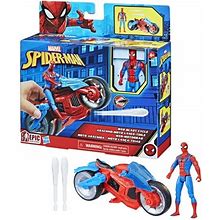 Marvel: Spider-Man Web Blast Cycle Kids Toy Action Figure For Boys And Girls Ages 4 5 6 7 8 And Up (4)