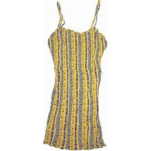 As U Wish Dress - A-Line: Yellow Stripes Skirts & Dresses - Kids Girl's Size Medium