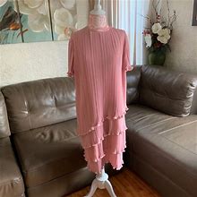 Liz Petites Dresses | Liz Petites Tiered Dress | Color: Pink | Size: M