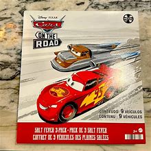 Disney Toys | Disney & Pixar Cars On The Road Salt Flats 9Pack Collectible Die-Cast Cars Nib | Color: Red | Size: Nib