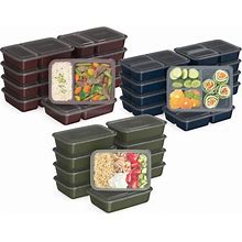 Bentgo® Prep 60-Piece Meal Prep Kit - Reusable Food Containers 1-Compartment ...