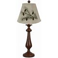 Brown Candlestick Forest Pinecone Tree Shade Table Lamp By Homeroots | East Homes