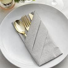 Hoffmaster Natural Onyx Flat Pack Linen-Like Dinner Napkin, 16Inches X 16Inches