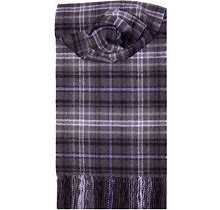 Brushed Wool Plaid Scarf Made In Scotland