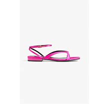 Sergio Rossi Sr Aracne 15 Satin Sandals - Women - Bright Pink Sandals - EU 37.5