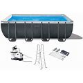 Intex 18ft X 52in Ultra XTR Rectangular Frame Swimming Pool Kit With Canopy