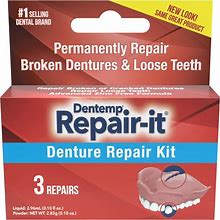 Dentist On Call Repair-It Denture Repair Kit, Zinc Free 1 Kit