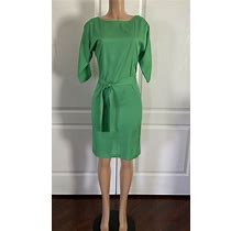 New Venus Green Belted Dress Size 4