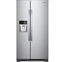WRS321SDHZ Whirlpool 33" 21.4 Cu. Ft. Capacity Side-By-Side Refrigerator With Built-In Ice Maker - Stainless Steel