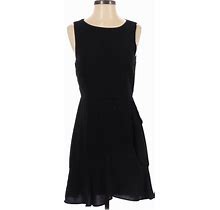 Everly Casual Dress - A-Line: Black Solid Dresses - Women's Size Small