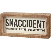 Primitives By Kathy Home Décor Inset Box Sign - Snaccident