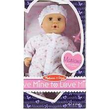 Melissa & Doug Kids' Mine To Love Mariana 12" Baby Doll
