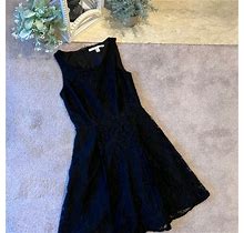 LC Lauren Conrad Black Lace Lauren Conrad LC Dress Sz 2 - Women | Color: Black | Size: XS