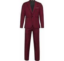 Kijblae Clothing Clearance Mens Clothing ,Men's Suit Jacket + Suit Pants Two-Piece Suitwine XL)
