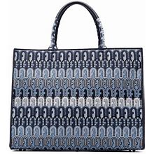 Furla - Opportunity Jacquard Tote Bag - Women - Polyamide - One Size - Blue