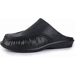 SUPER STORE Men's Half Slippers No Heel Men's Shoes Slippers Breathable Peas Shoes Half Tray