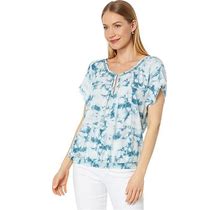 Carve Designs Lilly Top Women's Clothing Hydro Tie-Dye : LG (US 12)