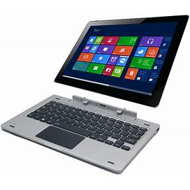 Supersonic 10.1" Windows Touchscreen Tablet, Detachable Keyboard