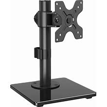 MOUNT PRO Dual Monitor Stand - Free Standing Full Motion Monitor Desk Mount Fits
