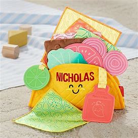 Personalized Melissa & Doug Touch & Feel Taco - Personal Creations Customized Kids & Toys Activity Fun Games Gift