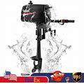 TBVECHI Outboard Motor, 2 Stroke Boat Engine 3.5HP W/ Water Cooling CDI System