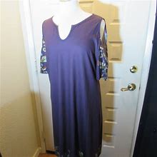 Misslook Dresses | Women's Dress Length Shift Dress | Color: Gold/Purple | Size: Xl