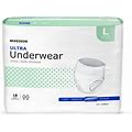 Mckesson Ultra Incontinence Underwear, Heavy Absorbency, Unisex, Large, 72 Count