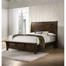 Lark Manor™ Amariea Solid Wood Standard Bed Wood In Brown | King | Wayfair 21C103093BDD4D808B45DB80BFEE8443