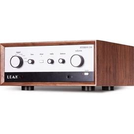 LEAK Stereo 230 Stereo Integrated Amplifier With HDMI And Bluetooth - Walnut