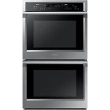 Samsung Appliance NV51K6650DS 30" 10.2 Cu. Ft. Total Capacity Electric Double Wall Oven With Top Broiler,In Stainless Steel