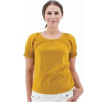 Aventura Women's Adele Top - Yellow Size X-Large - Recycled Polyester