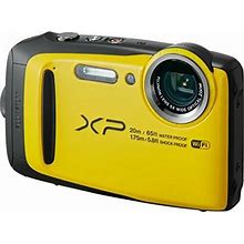 FUJIFILM Digital Camera 16.4MP FX-XP120Y Yellow Waterproof Digital Zoom